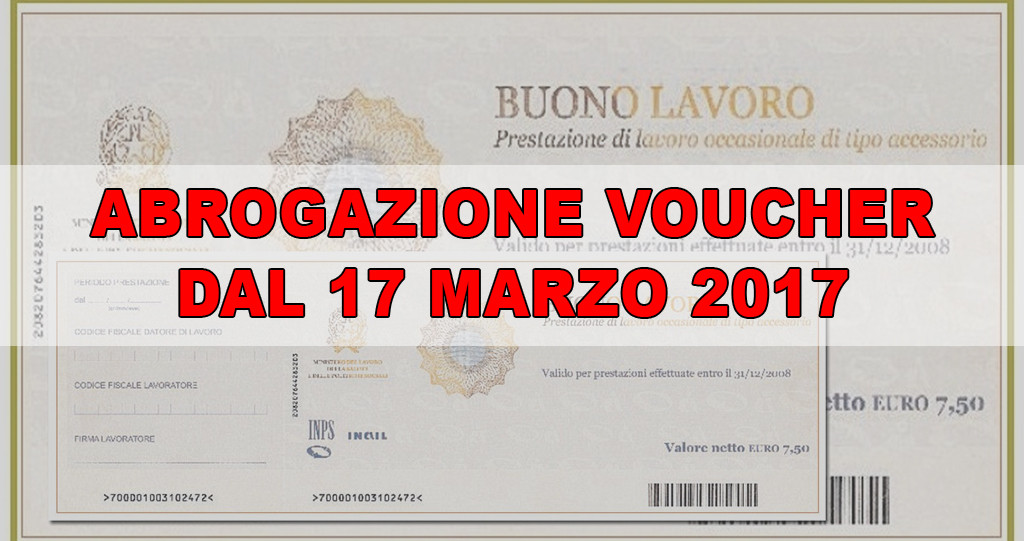 abrogazione voucher